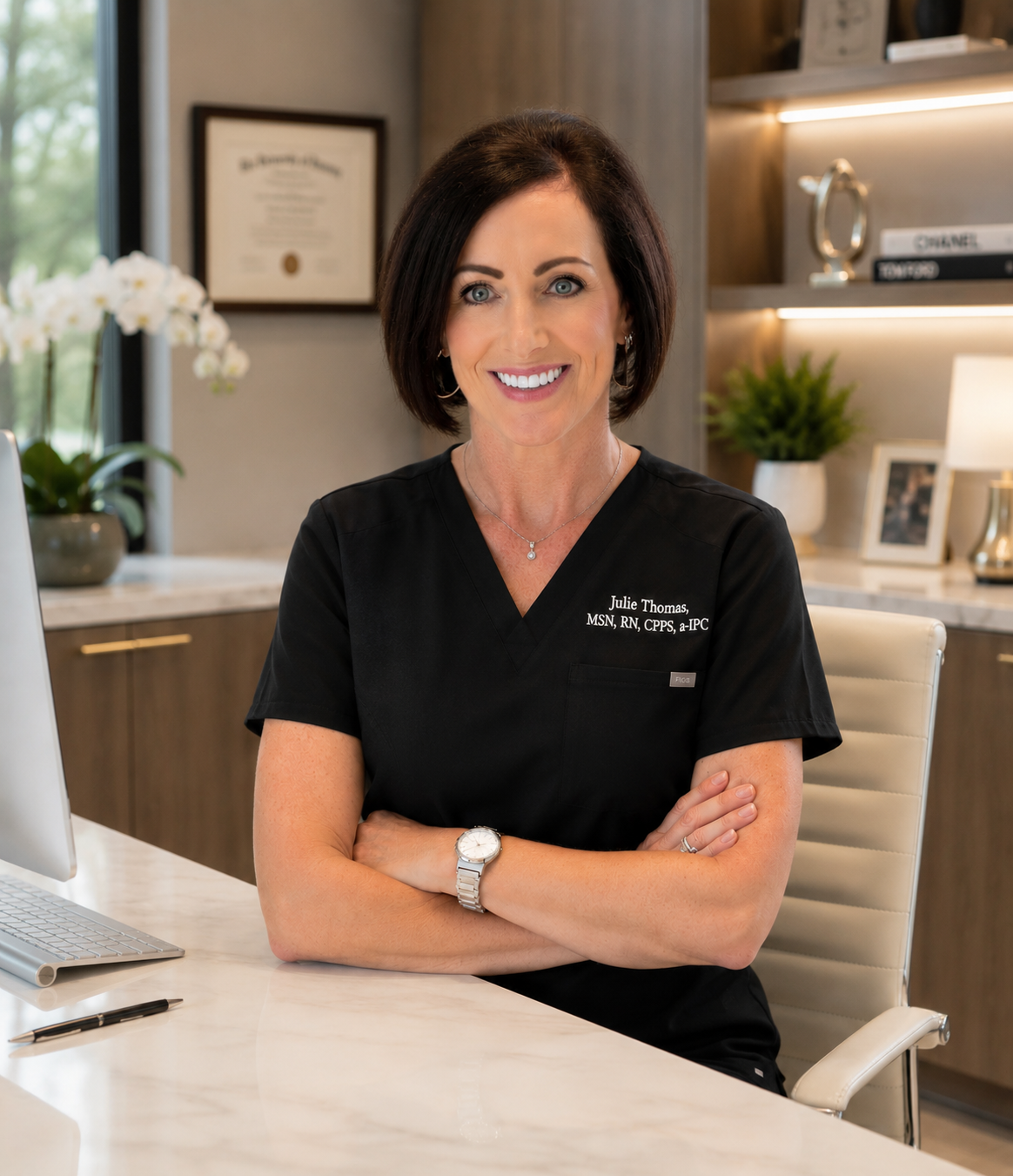 Julie Thomas, MSN, RN, CPPS, a-IPC — concierge cosmetic surgery nurse